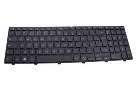 Teclado para Notebook bringIT compatível com Dell Inspiron I15 3542 B40 Preto ABNT2