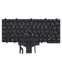 Teclado para Notebook bringIT compatível com Dell Latitude E7470 ABNT2