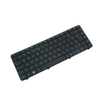 Teclado para Notebook bringIT compatível com HP Compaq Presario CQ42-212BR Preto ABNT2