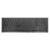 Teclado para Notebook bringIT compatível com Hp Zbook 17 G4 Inglês Internacional - US