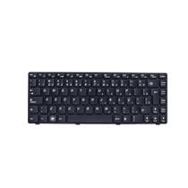 Teclado para Notebook bringIT compatível com Lenovo Ideapad Z460a Z460g Z460 Z450 Preto ABNT2