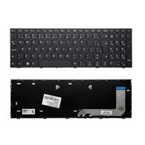 Teclado para Notebook bringIT compatível com Lenovo Part Number 5N20L25958 Preto Com Ç