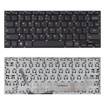 Teclado para Notebook bringIT compatível com Multilaser PC133 ABNT2
