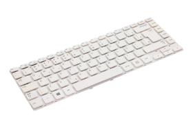 Teclado para Notebook bringIT compatível com Samsung ATIV Book Serie 3 14.0" Branco ABNT2