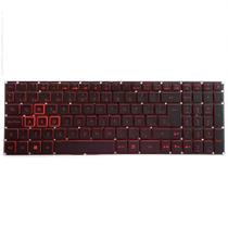 Teclado Para Notebook Compatível Com Acer Nitro AN515,AN517, Predator Ph315-53, PN, LG05P-N10BRL1, Preto ABNT2