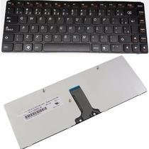 Teclado Para Notebook Lenovo Ideapad G475 G470 25-011676 Br Novo