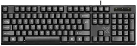 Teclado pc usb qwerty maxprint preto padrão abnt2 com fio