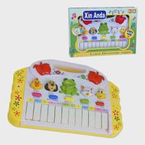 Teclado Piano Com Som De Animais Brinquedo Infantil Xin Anda - Toy King