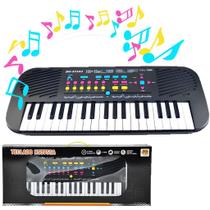 Teclado Piano Grande 37 Teclas Microfone Brinquedo DMT5701 - DM TOYS