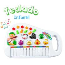 Teclado Piano Infantil Musical Som de Bichos Fazendinha