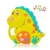 Teclado Piano Musical Bebê Brinquedo Infantil Dinossauro