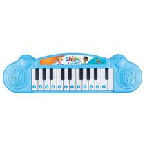Teclado Piano Musical Bebê Brinquedo Infantil Divertido Azul