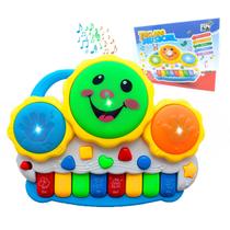 Teclado Piano Musical Bebê Brinquedo Infantil Divertido Drum