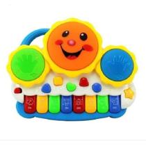 Teclado Piano Musical Bebê Brinquedo Infantil Divertido Drum