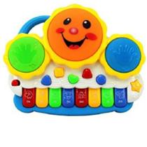 Teclado Piano Musical Bebê Brinquedo Infantil Divertido Drum