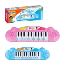 Teclado Piano Musical Bebê Brinquedo Infantil Divertido Rosa - Art Brink