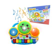 Teclado Piano Musical Bebê Brinquedo Infantil Interativo Zoo