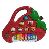 Teclado Piano Musical Bebê Brinquedo Infantil Interativo Zoo