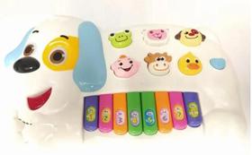 Teclado Piano Musical Infantil Cachorro Luz E Som e muito divertido.