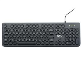 Teclado Pop Design Slim Teclas Redondas Tc400 Oex Com Nf Homologação: 61211603111