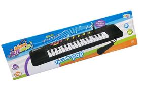 Teclado Pop Meu Ritmo Musical Com Microfone 48cm - Wellmix