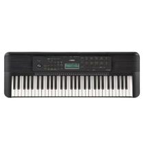 Teclado portátil Yamaha PSR-e283 para iniciantes preto