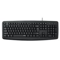 Teclado Rapoo NK2600, 104 Teclas de Membrana, Teclas Multimídia, Resistente a Líquidos, USB, Preto- NK2600