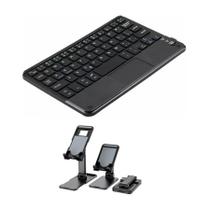 Teclado Recarregável + Suporte P/ Tablet Galaxy S9 Fe 10.9