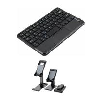 Teclado Recarregável + Suporte P/ Tablet Galaxy S9 Fe 10.9