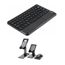 Teclado Recarregável + Suporte P/ Tablet Galaxy S9 Fe 10.9