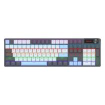 Teclado Redragon Caesura K718GB Rainbow Wired - Cinza