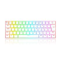 Teclado Redragon Draconic Pro Rgb Branco Switch Marrom Abnt2