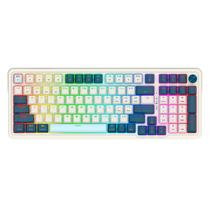 Teclado Redragon Eisa Pro K686WB RGB Switch Red Layout 96% cor:branco/azul Teclado Redragon Eisa Pro K686WB RGB Switch Red Layout 96% cor:branco/azul