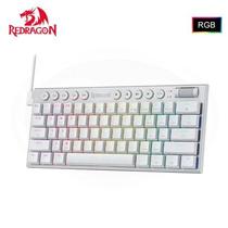 Teclado Redragon K632W-RGB Horus Mini White c/Fio Teclado Redragon K632W-RGB Horus Mini White c/Fio
