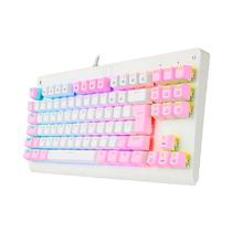 Teclado Redragon Mecanico Gamer Dark Avenger Rgb Branco E Rosa Switch Marrom K568Wp-Rgb Teclado Redragon Mecanico Gamer Dark Avenger Rgb Branco E Rosa Switch Marrom K568Wp-Rgb