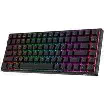 Teclado RK ROYAL KLUDGE RK84 Wireless RGB 75% com vermelho silencioso