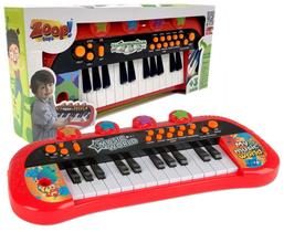 Teclado Rock Star Musical Brinquedo Piano Infantil Educativo