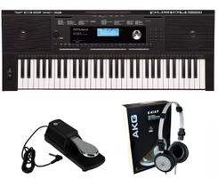 Teclado Roland E-X20A com Fone K414 e Pedal Sustain Kit
