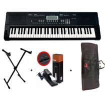 Teclado Roland Revas KB-330 Kit Com Capa, Fonte, Suporte e Pedal Sustain