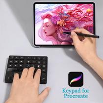 Teclado Sate AK-188 Desig.Grafico Procreate Wifi