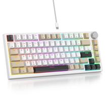 Teclado SbocKeeb V400 Mecânico RGB com Hot-Swap 75% com Fio Teclado SbocKeeb V400 Mecânico RGB com Hot-Swap 75% com Fio