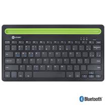 Teclado Sem Fio Bluetooth 3.0 Dynamic Smart Abnt Com Suporte Para Tablet Ou Celular - Preto - Dt200