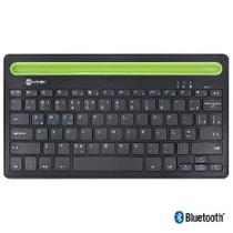 Teclado Sem Fio Bluetooth 3.0 Dynamic Smart Abnt Com Suporte Para Tablet Ou Celular - Preto - Dt200 Teclado Sem Fio Bluetooth 3.0 Dynamic Smart Abnt Com Suporte Para Tablet Ou Celular - Preto - Dt200