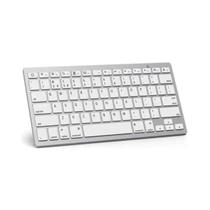 Teclado Sem Fio Bluetooth Minimalista Pc Tablet E Celular