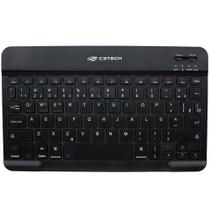 Teclado Sem Fio Bluetooth Multimídia K-Bt40Bk Mini, C3Tech