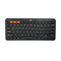 Teclado Sem Fio Bluetooth Oex Tc510 Retrô Plus Preto