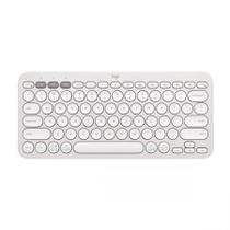Teclado sem fio bluetooth Pebble Keys 2 K380S Branco - Logitech Teclado sem fio bluetooth Pebble Keys 2 K380S Branco - Logitech