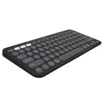 Teclado sem fio bluetooth Pebble Keys 2 K380S Preto - Logitech Teclado sem fio bluetooth Pebble Keys 2 K380S Preto - Logitech