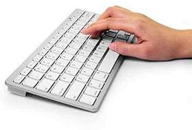Teclado Sem Fio Bluetooth Universal Pc Tablet Celular Not