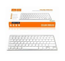 Teclado Sem Fio Bluetooth Wireless Usb Padrão - LEY-174 Teclado Sem Fio Bluetooth Wireless Usb Padrão - LEY-174